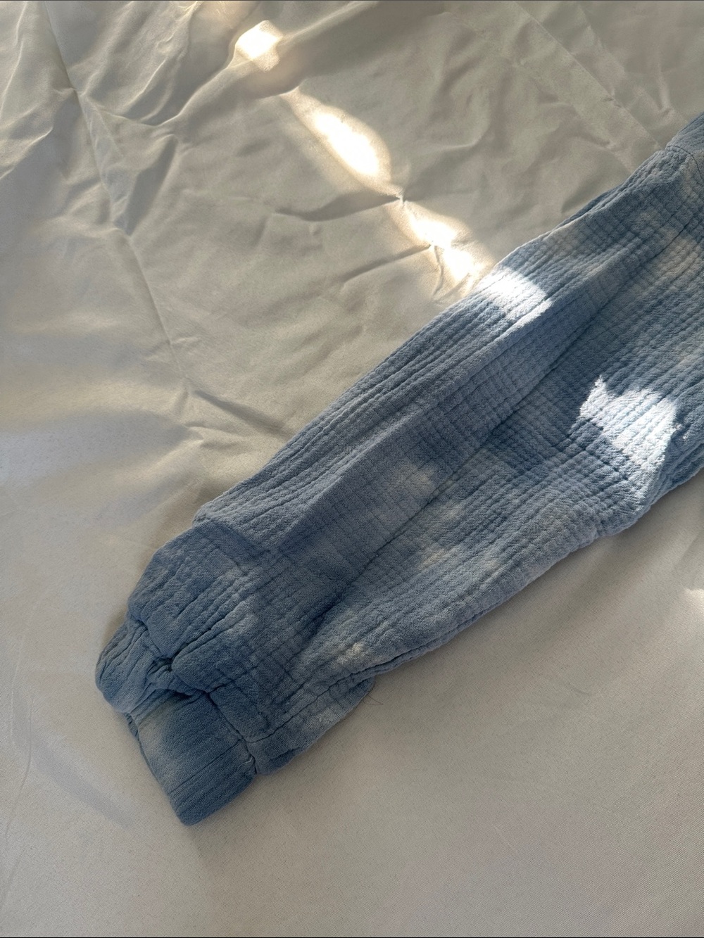 Universal Thread Light Blue Linen Button-Front Top - Picture 4 of 9